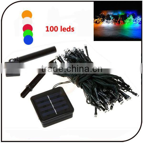 100 leds Wedding Party Festival Christmas Decoration light solar led christmas lights solar powered outdoor string lights
