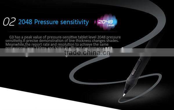 G3 5080lpi ugee graphic designing tablet