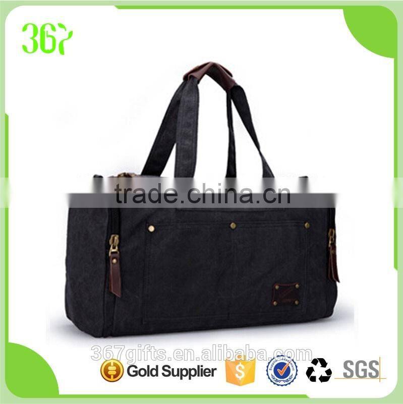 Classical Design Vintage Canvas Washing Tote Bag Travel Bag