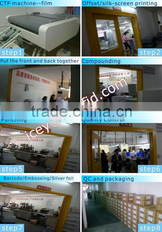 Professional factory PVC Irregular shape card