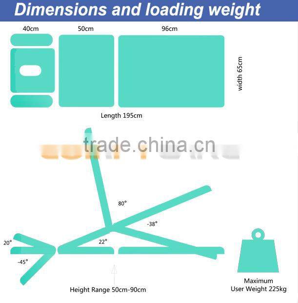 Coinfy EL05 ROBIN electric medical examination table