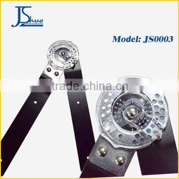 Flexion and extension sheet metal orthopedic knee braces