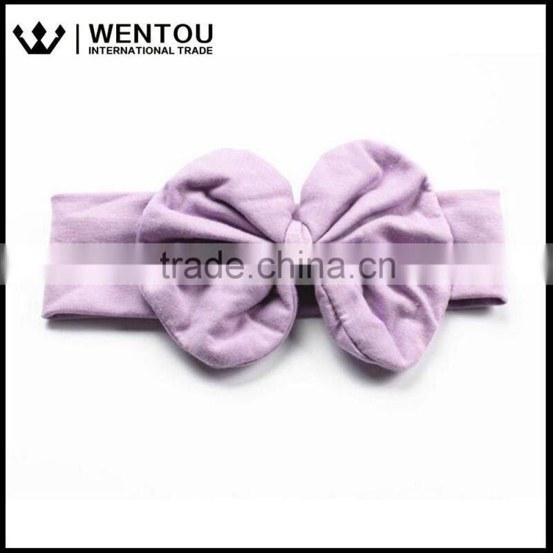 New Cotton Bow Stretch Turban Knot Baby Headwrap