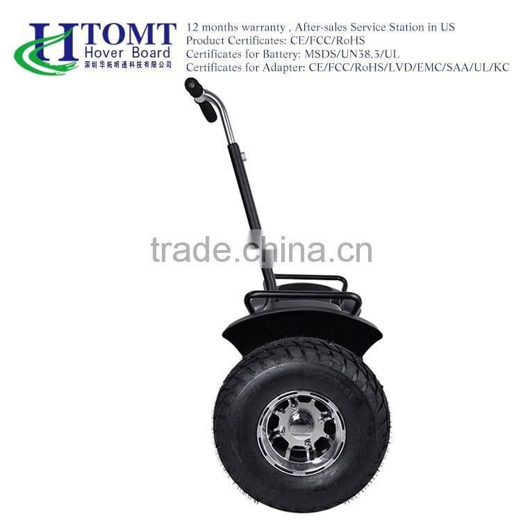 China Htomt Hot sale Manufacturer 36V Off road electric standing scooter 2 Wheel Self Balance Electric Scooter with Big Wheel