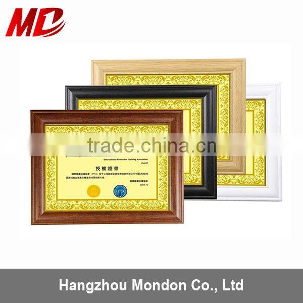 Wholesale Custom Certificate/Diploma Wooden Frame
