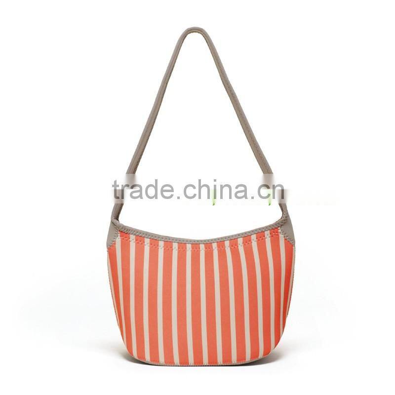 High quality waterproof promotional neoprene shopping shoulder cute bag