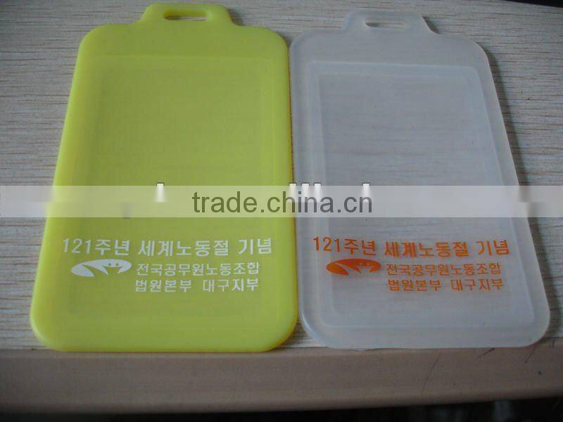 Soft Colorful Silicone Card Holder