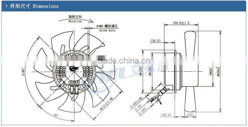 EC Wall Axial Fan