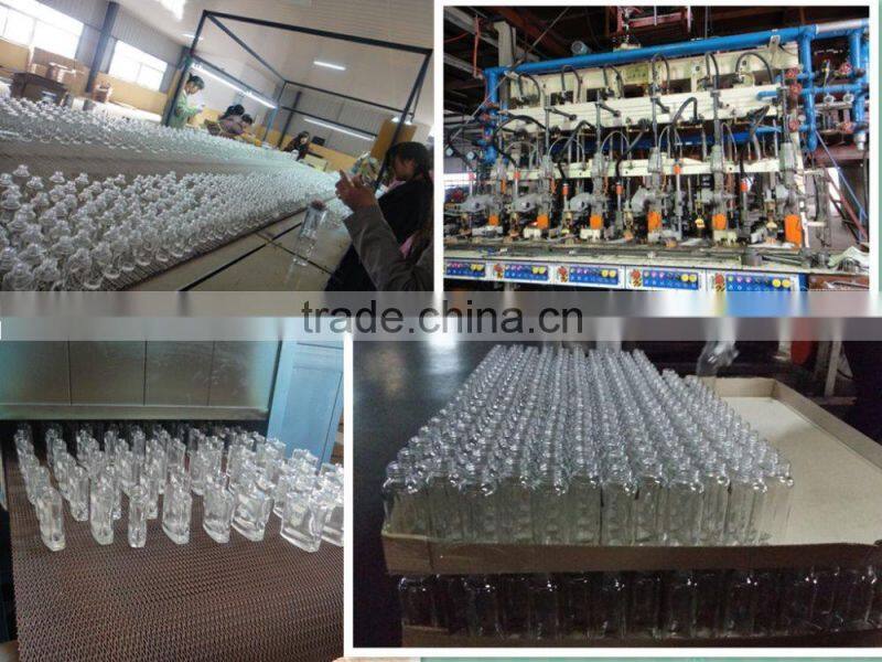 factory supply 50ml luxury cosmetic airless lotion pump glass bottle