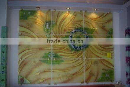 Decorative Engraved Glass