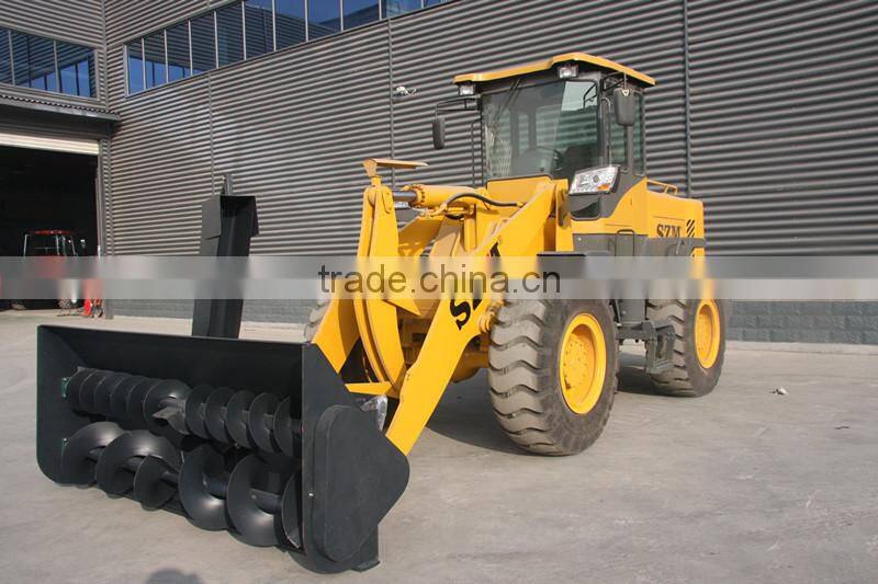 Shanghai Bauma fair popular SZM936 articulatedl wheel loader for sale with Rops/fops