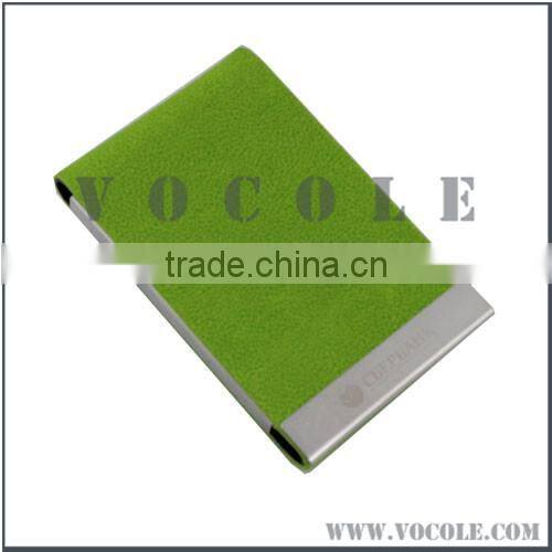 Stylish Metal Leather ATM Card Holder