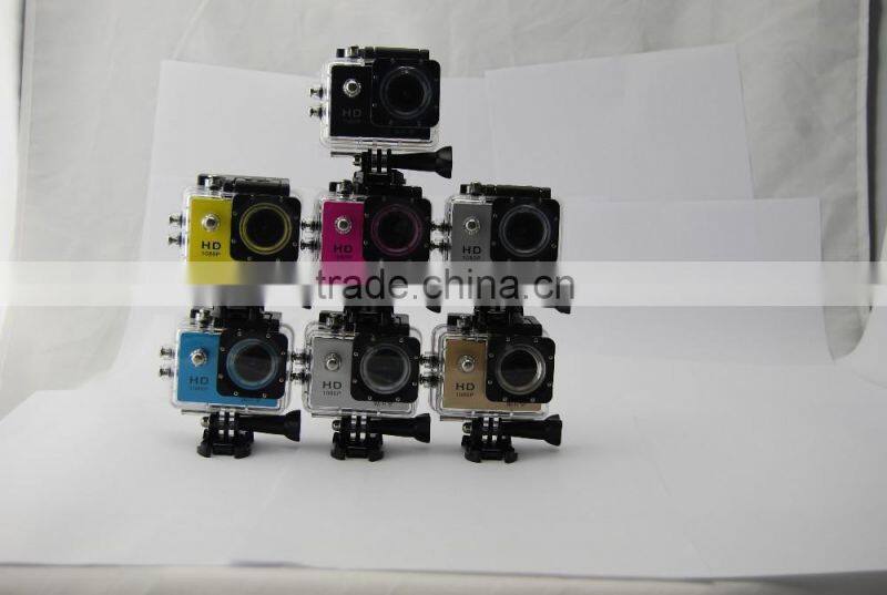 New Products 2016 Full HD 1080p 1.5" LCD Waterproof Diving 30M Wi fi Control Sport Action Camera SJ7000