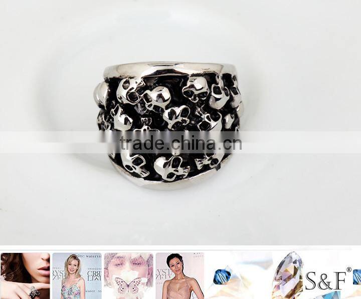 145315 bridesmaid imitation jewellery making man steel ring