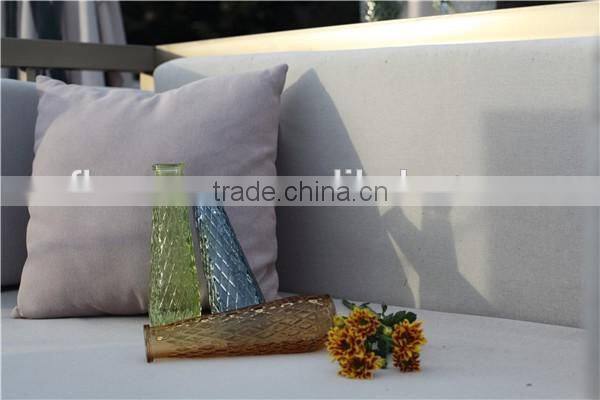 flowersea promotional product colorful glass vase for home decoration