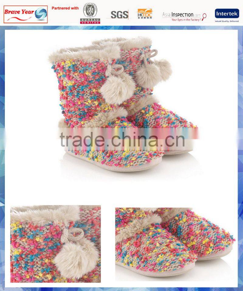 sweetie fur lined knit lady boot