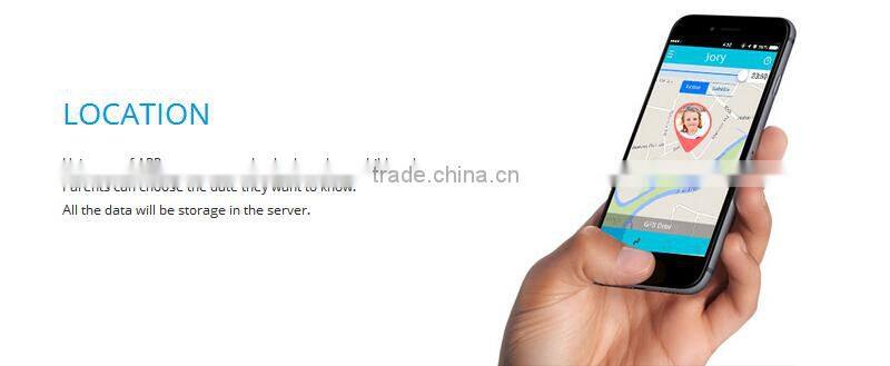 Remote Monitor SOS spy watch GPS satellite and LBS location waterproof gps watch