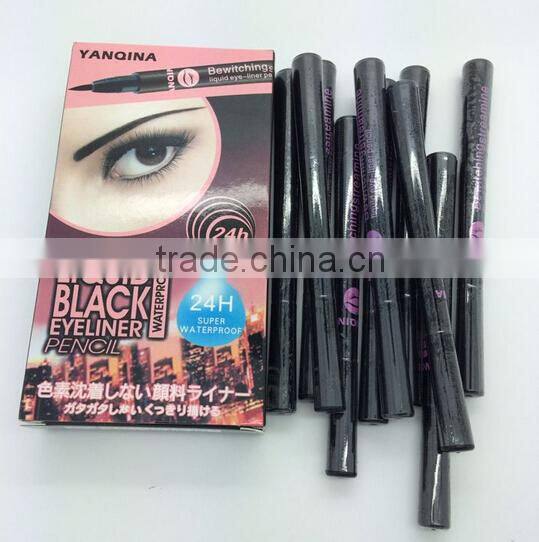 Yanqina Black Eyeliner Waterproof Liquid Quick-drying EyeLiner Pencil 8622#