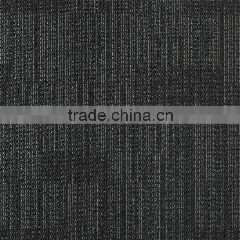 Multi level loop pvc vinyl carpet for office with customized design