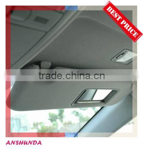 Sunvisor with makeup mirror