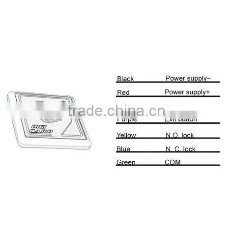 125KHz card reader access control with time delay function