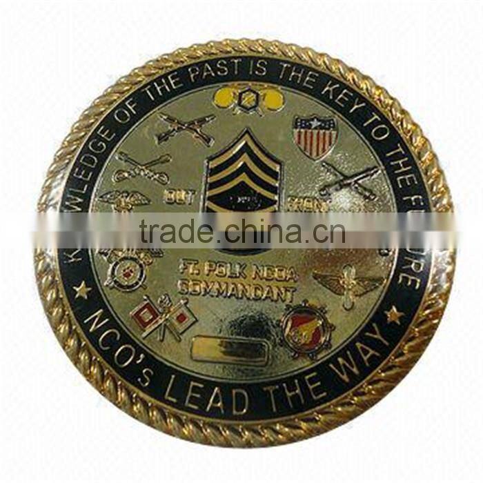 High quality fake antique brass coin, 3D commemorative coin