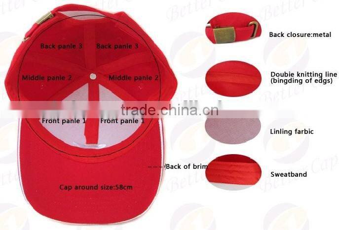 unisex adult raised brim baseball caps