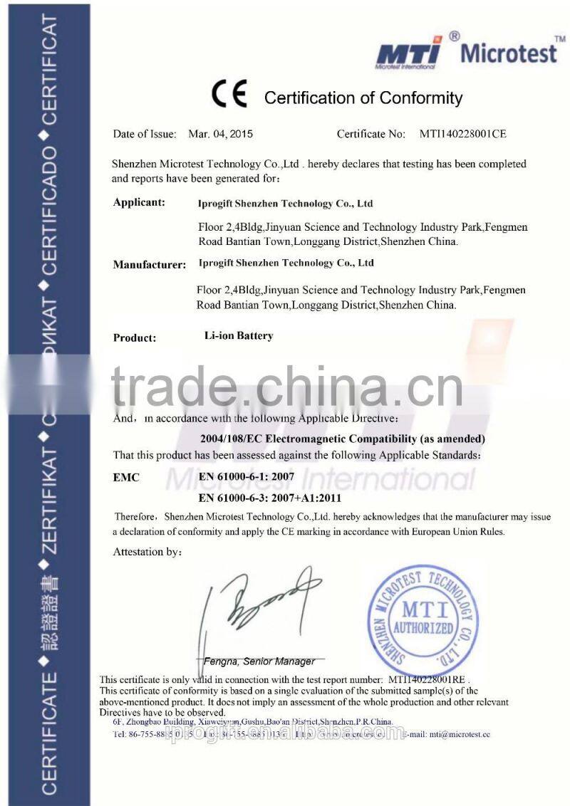 2016 New Arrival Metal emergency mobile power bank 10000mah for smart cell phones