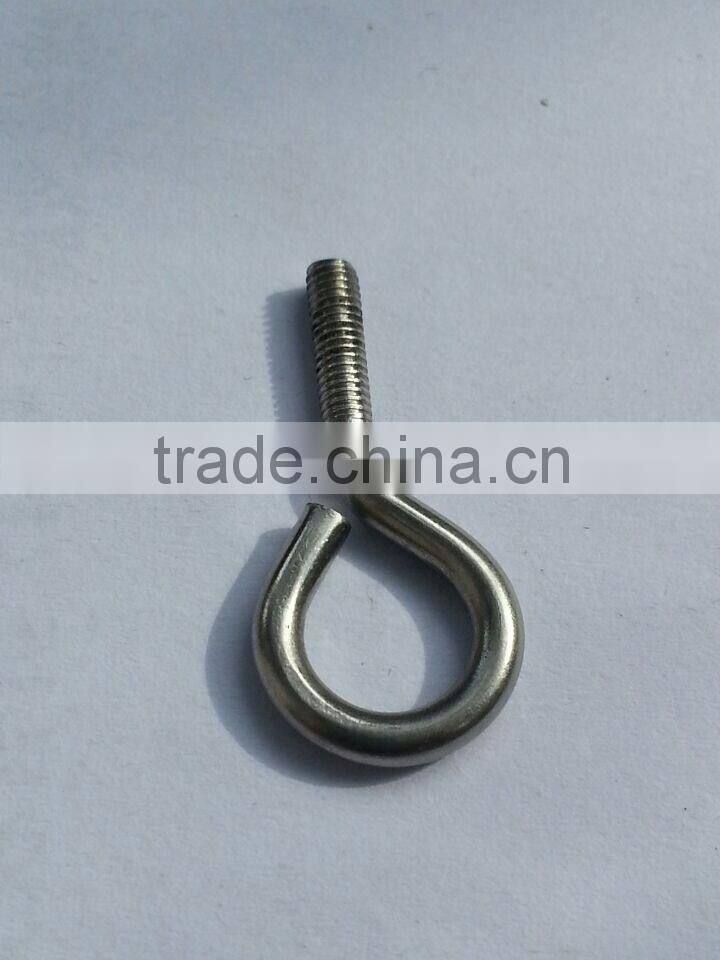 custom ss stainless steel eye screw