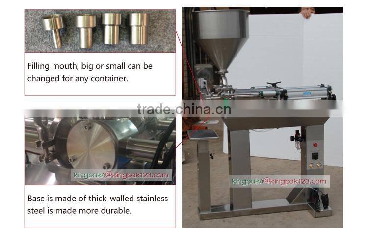 HP-CD Double Heads Piston Manual Paste Filling Machine
