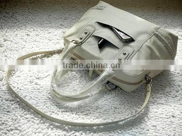 women leather decorate women leather tote bag oversize purse tote weekender bag