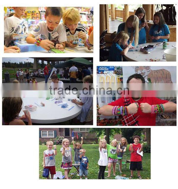 3500 pcs loom band sets apple plastic box loom kit for children