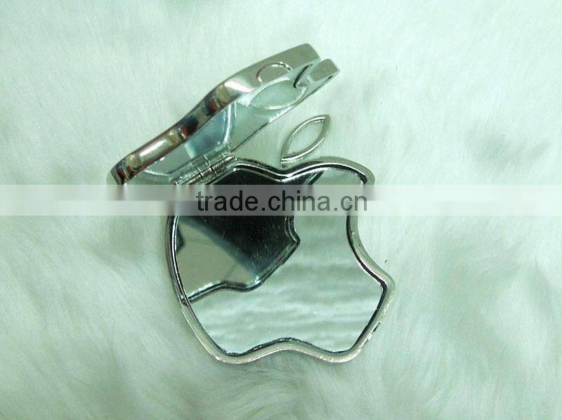 Professional compact mirror/custom apple pocket mirror