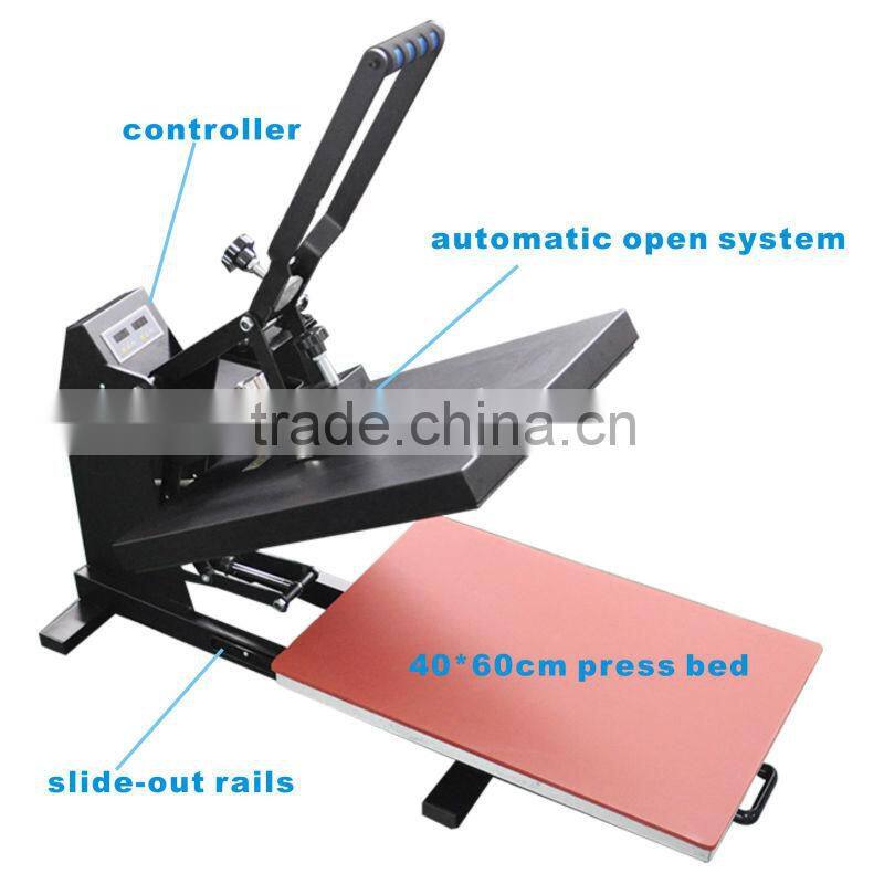 Newest model!! YXD-G7AS high quality slipe and automaticly opening high pressure t shirt heat press machine