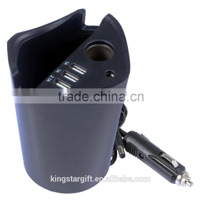 3 port Cigarette Lighter Mobile Phone usb car charger