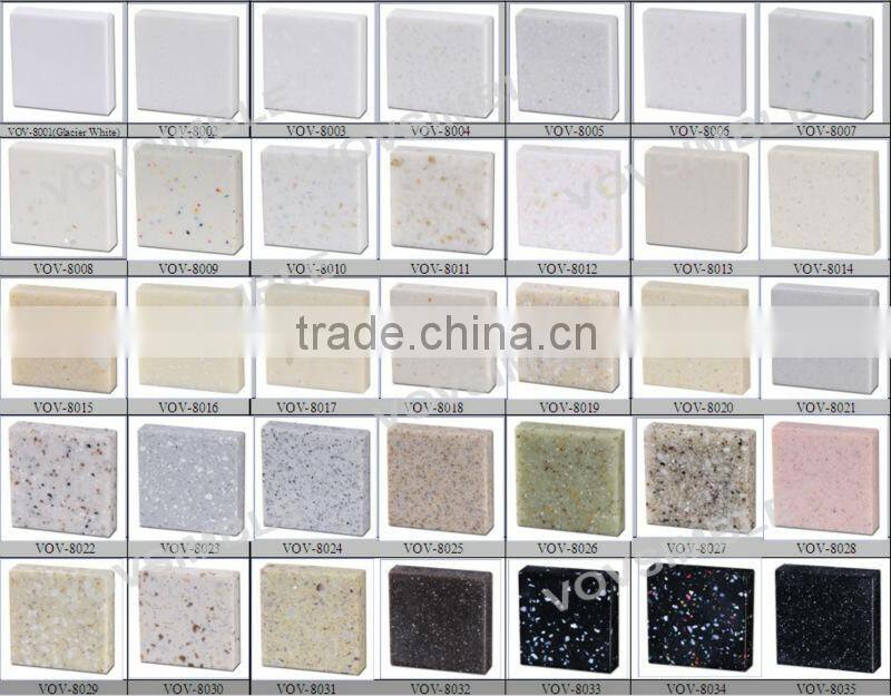 Factory Offering Solid Surface / Modified Acrylic Slate / Marble Sheet for Building Material , artificial stone slabs
