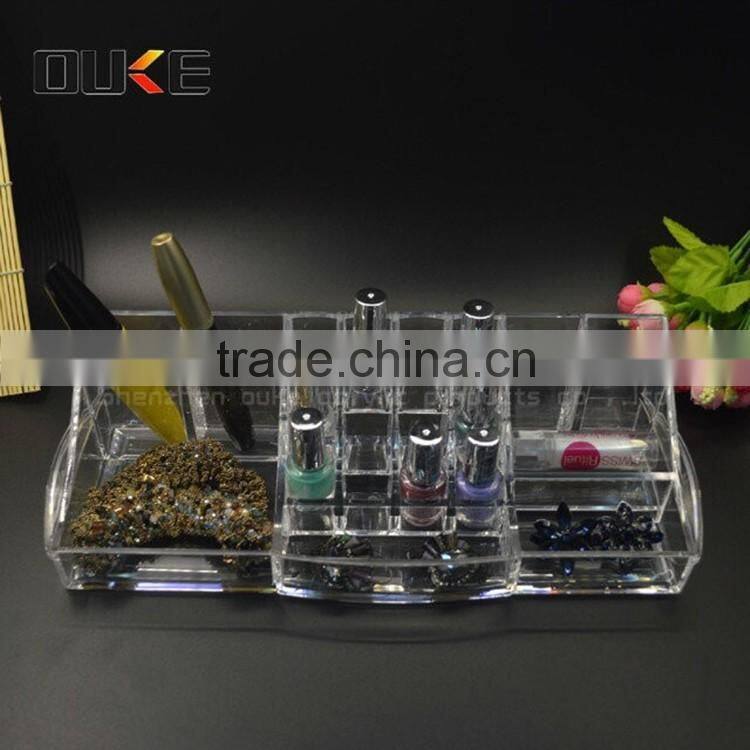new products high clear acrylic plexiglass acrylic cosmetic display box wholesale