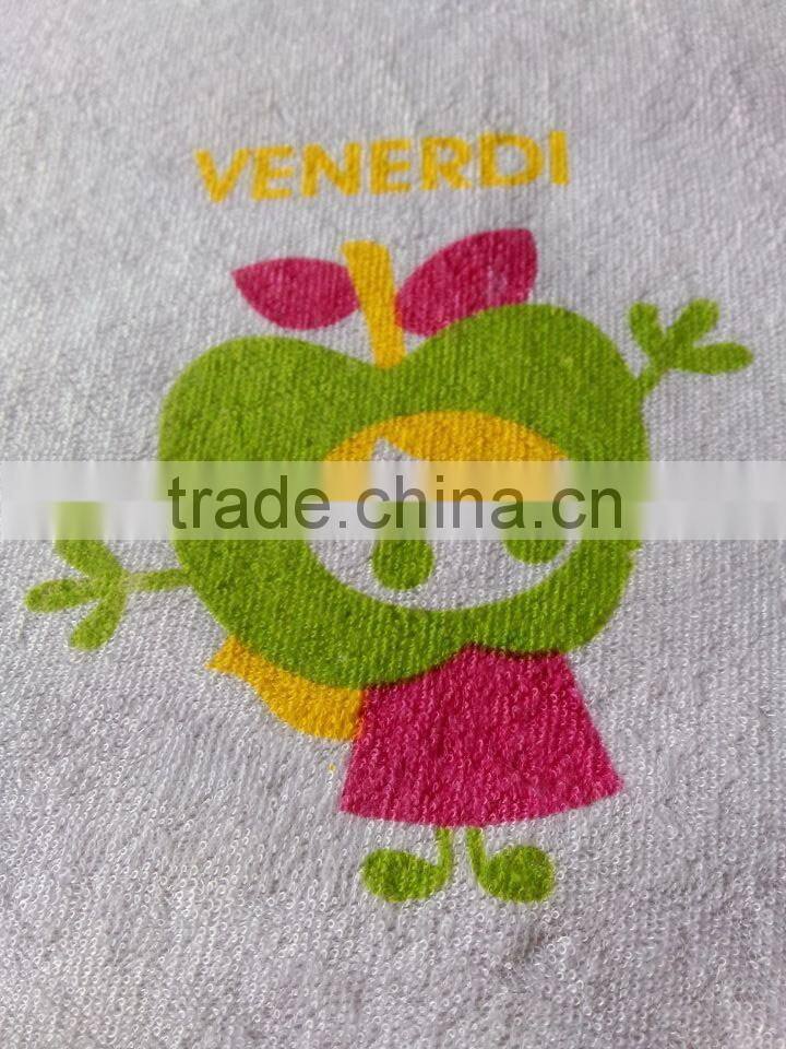 100% cotton terry jacquard bib for baby