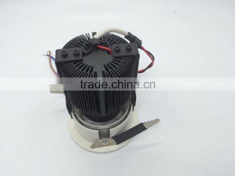 Big Size 10W Round hole Recessed 10w 72lm LED downlight TEC002C10WHT2