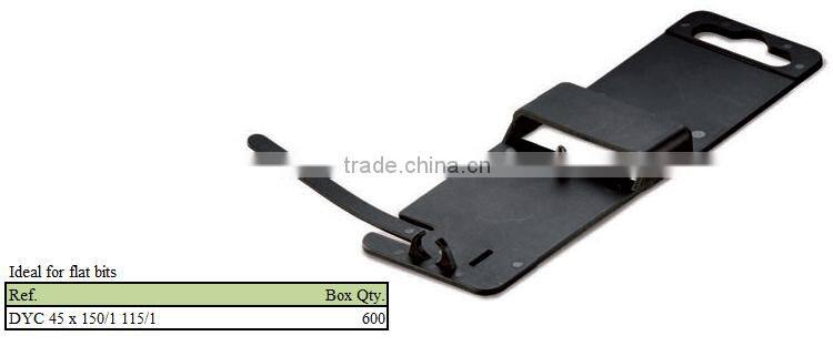 Stock available PP plastic clips for mansory drills or drilling bits packaging SDS Clip