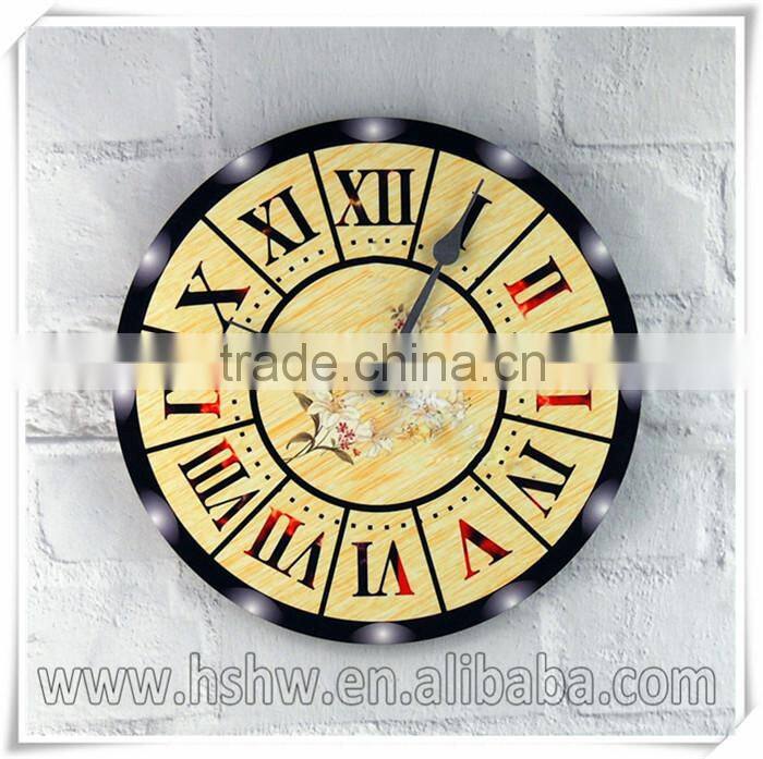 round clock frame MDF for sublimation printing