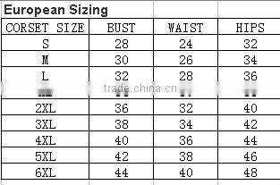 Vintage Style Beautiful Pattern New Fashion Hot Sexy Plus Size Overbust Corset