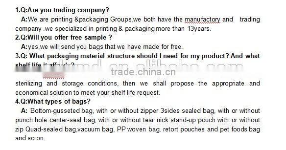 Zipper bag/brown paper shopping bag