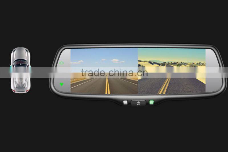 wholesale full screen rear view mirror with mirror link and car reversing camera