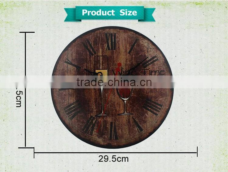 M1219 super design wall clcok for home decoration for living room