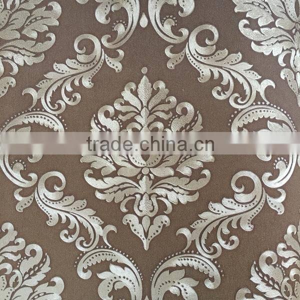 classic flower style vinyl italy wallpaper