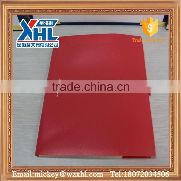 pp frosted material plastic document bag with press button