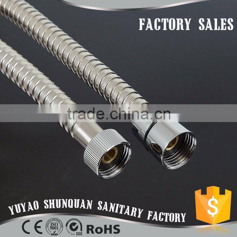 Factory Sale OEM Dia.14mm stainless steel flexible shower hose extension