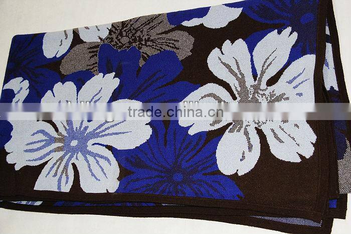 winter warm cashmere print blanket.