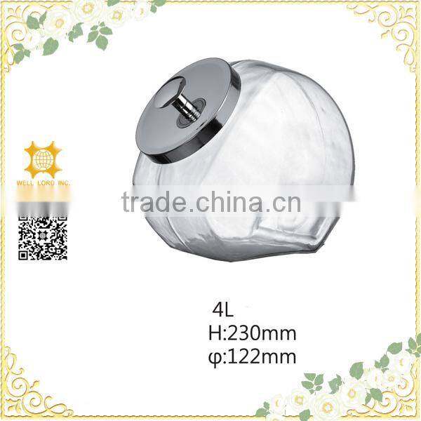 Fashion wine glass bottle, candy etc storage container